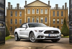 Ford, Mustang, GT, Convertible, white, car