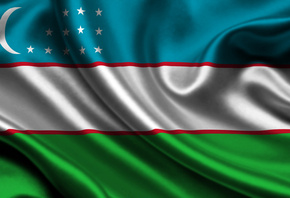 , , 3d, Uzbekistan, flag