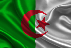 , , 3d, Algeria, flag