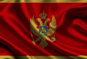 , , 3d, Montenegro flag