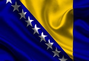   , , 3d, Bosnia and Herzegovina, flag