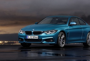 bmw, 4 series, coupe, sport, 2018
