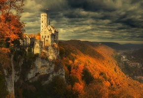, Germany, Baden-Wurttemberg, Lichtenstein Castle, , ,  ...