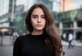 women, face, portrait, depth of field