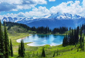 , , Canada, landscape, lake, Banff National park, Moraine