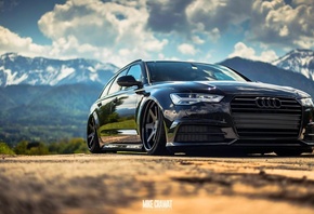 Black, Audi, A6