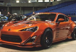 orange, cars, Toyota, GT86