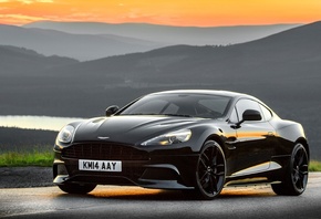 Aston Martin, Vanquish, black