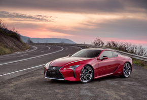 Lexus, LC 500, Red