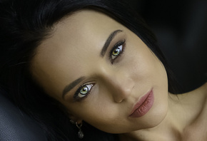 Angelina Petrova, women, face, portrait, model