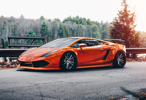 Lamborghini, Gallardo, orange