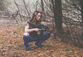 Chris K, girls, with, guns, Cheyenne Mykel, AR-15