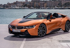 BMW, i8, Roadster, 2018, electric car, cabriolet