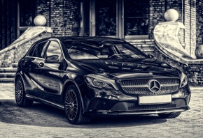 mercedes-benz, hdr