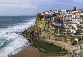 sea, coast, serra de sintra, portuga