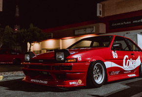 , toyota, drift, coke, tuning