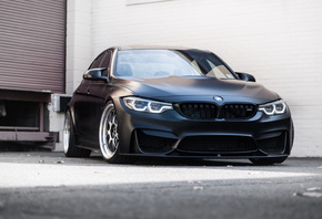 BMW, M3, tuning, black