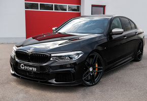 BMW, M5, G-Power, M550i, 5-series, G30, black