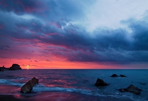 Cloudscape, Dramatic, Sky, Coast