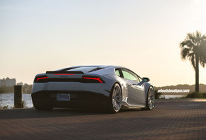 White, Lamborghini, Huracan