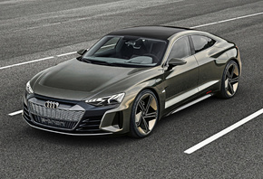 Audi, E-Tron, GT, Concept, four-door, sports coupe