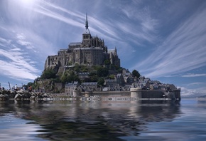  , , , Castle, Of Mont-Saint-Michel, Normandy, 