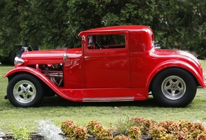 1933, , Ford, 3-Window, Coupe, Hot Rod