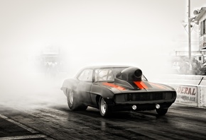 Drag Racing, Smoke, Cars