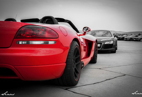 car, photo, red, black