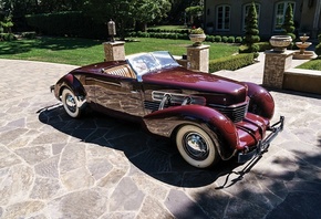 cord, 812, supercharged, convertible, 1937