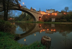 Loket, Ohre river, Czech Republic