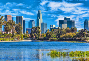 Los Angeles, summer, modern buildings, California, cityscapes