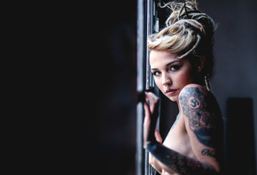 Felisja Piana, fishball suicide, model, tattoo, piercing, dreadlocks, , , , , 