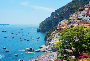 Ligurian coast, summer, seascape, Mediterranean Sea, La Spezia, Liguria