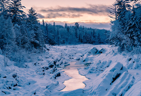 Winter on the St Louis River, Jay Cooke State Park, Minnesota, 