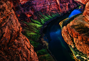 Grand Canyon, National Park, beautiful nature, river, HDR, american landmar ...