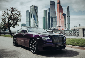 Rolls Royce, Wraith, Black, And, Bright