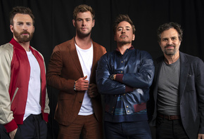 Male Celebrities, Chris Evans, Chris Hemsworth, Rober Dawney Jr, Mark Ruffalo