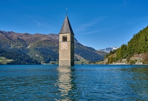 Reschensee,  , , , , 