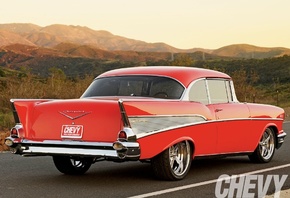 chevrolet, bel air, 1957