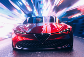Alfa Romeo, Zagato, CGI