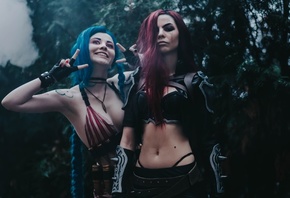  ,  , League of Legends, LOL, Jinx, Katarina