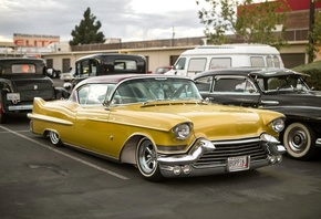 american, classic, car, cadillac