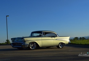 chevrolet, bel air, 1957