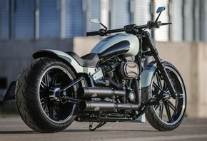 harley davidson, custom, thunderbike