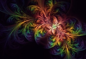 colorful, abstract, wallpaper, glow, abstraction, tangled, fractal