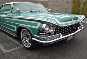 american, classic, car, buick, 1959