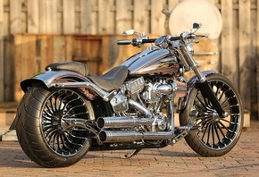 harley davidson, custom, thunderbike