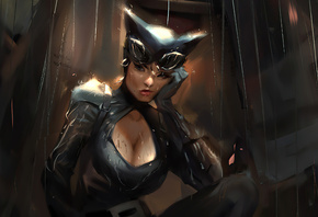 Catwoman, In, Rain