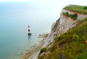 , , , English Channel, East Sussex, , Beachy, Head Lighthouse, , 